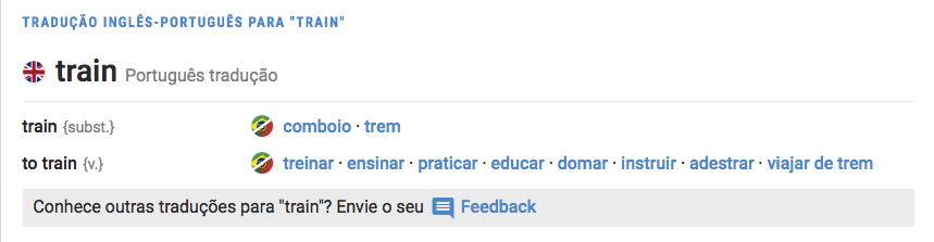 Translate Portuguese to English or vice-versa