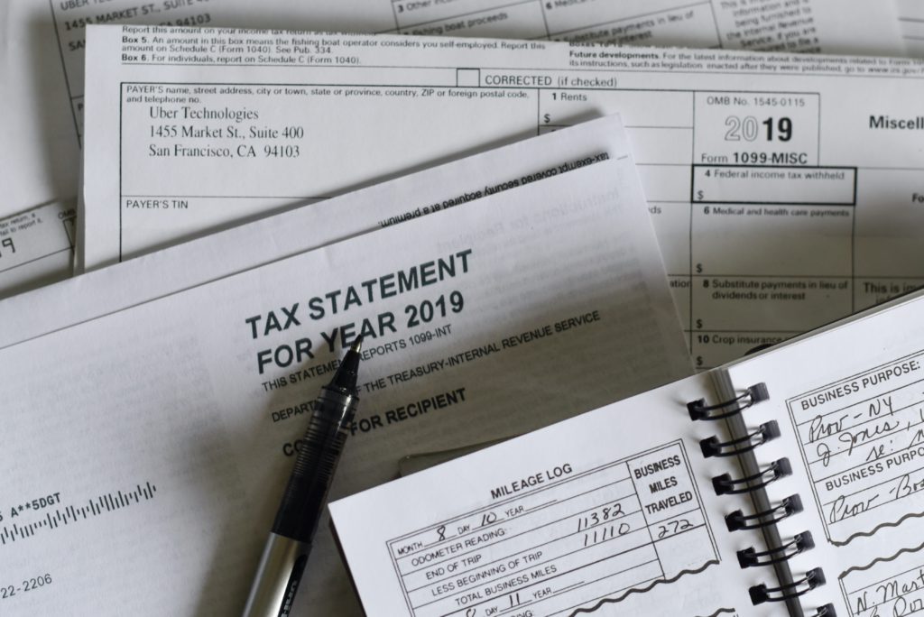 Tax statement for year 2019