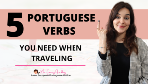 5 EUROPEAN PORTUGUESE TRAVEL VERBS THUMBNAIL BLOG POST