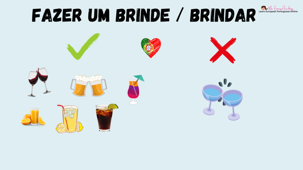 How to say CHEERS and BLESS YOU in Portuguese